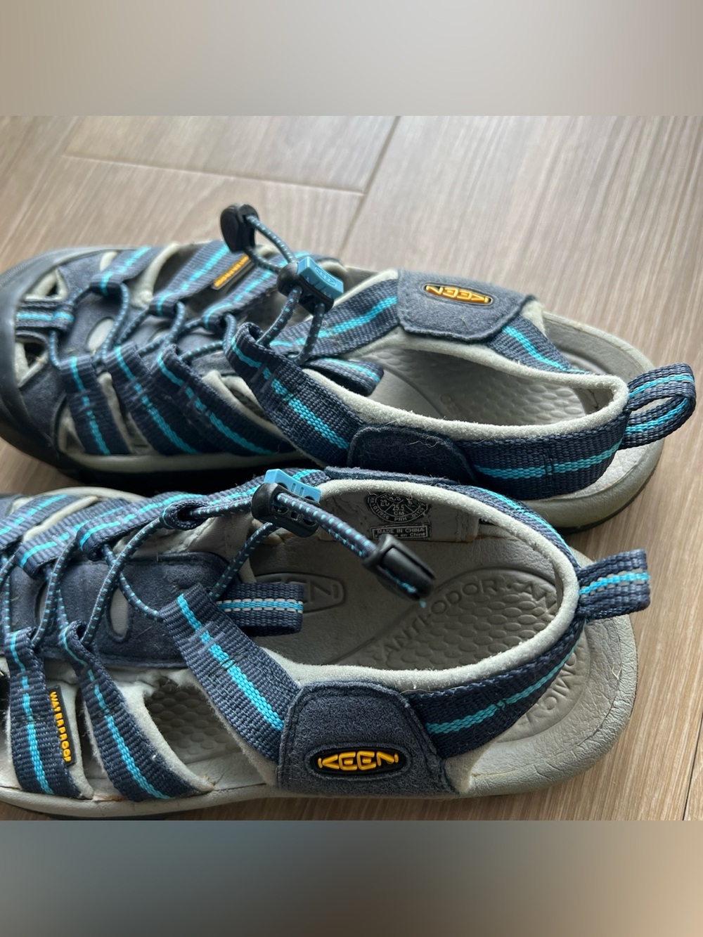 Keen Newport blue hiking sandals #hiking #outdoors #sandals - Picture 3 of 5